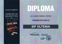 Premiul pentru Tranzactia Anului - Martie 2010